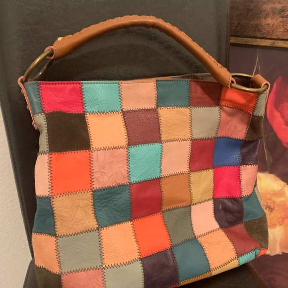 Patchwork Leather Tote Bag - Picture 7 of 7